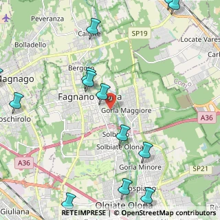 Mappa Via Giacomo Puccini, 21054 Fagnano Olona VA, Italia (3.11714)