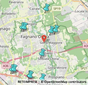 Mappa Via Giacomo Puccini, 21054 Fagnano Olona VA, Italia (2.62545)