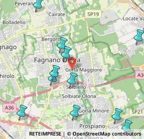 Mappa Via Giacomo Puccini, 21054 Fagnano Olona VA, Italia (2.665)