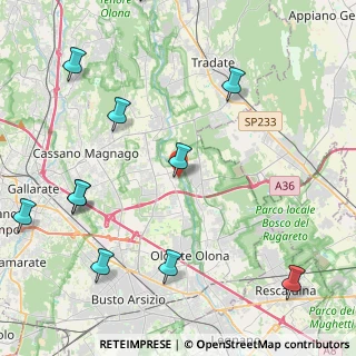 Mappa Via Giacomo Puccini, 21054 Fagnano Olona VA, Italia (5.64545)