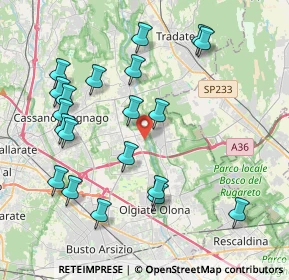 Mappa Via Giacomo Puccini, 21054 Fagnano Olona VA, Italia (4.278)