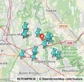 Mappa Via Giacomo Puccini, 21054 Fagnano Olona VA, Italia (3.03231)