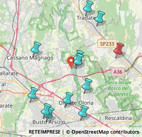 Mappa Via Giacomo Puccini, 21054 Fagnano Olona VA, Italia (4.46833)