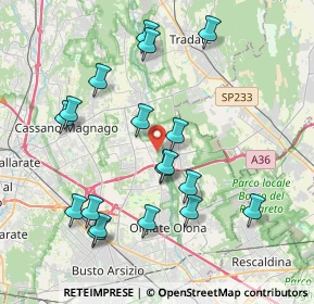 Mappa Via Giacomo Puccini, 21054 Fagnano Olona VA, Italia (4.03833)
