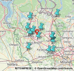 Mappa Via Giacomo Puccini, 21054 Fagnano Olona VA, Italia (11.64286)