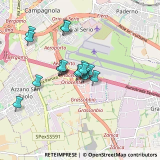 Mappa C. Comm. OrioCenter, 24052 Azzano San Paolo BG, Italia (0.69)