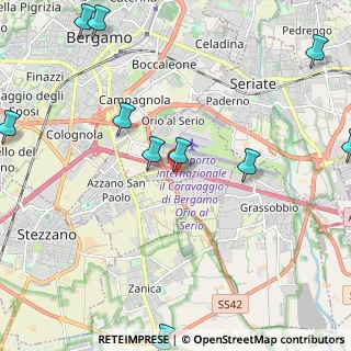 Mappa C. Comm. OrioCenter, 24052 Azzano San Paolo BG, Italia (3.07818)