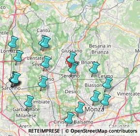 Mappa Via Foinera, 20831 Seregno MB, Italia (9.879)