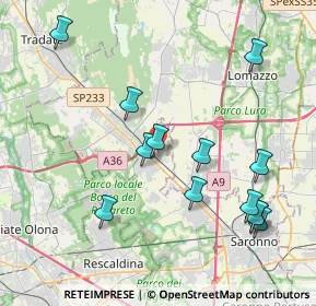 Mappa Via Amerigo Vespucci, 21040 Cislago VA, Italia (4.28)