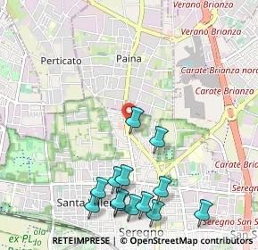 Mappa Via Emilio Lussu, 20831 Seregno MB, Italia (1.23692)