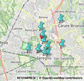 Mappa Via Emilio Lussu, 20831 Seregno MB, Italia (1.26)