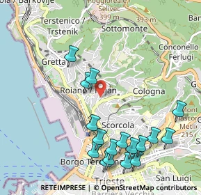 Mappa Via Commerciale, 34135 Trieste TS, Italia (1.17647)