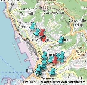 Mappa Via Commerciale, 34135 Trieste TS, Italia (1.0595)