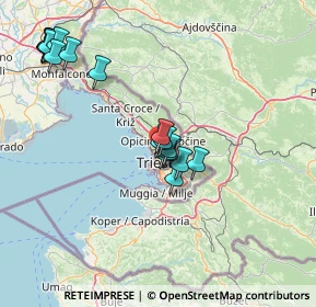 Mappa Via Commerciale, 34135 Trieste TS, Italia (15.87316)