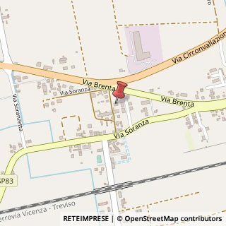 Mappa Via Brenta, 167, 31033 Castelfranco Veneto, Treviso (Veneto)