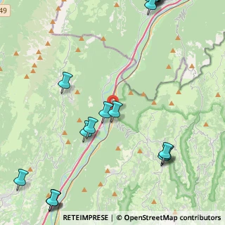 Mappa Sentiero Baden Powell, 37020 Brentino Belluno VR, Italia (6.677)