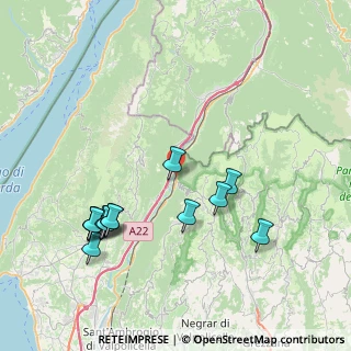 Mappa Sentiero Baden Powell, 37020 Brentino Belluno VR, Italia (8.50385)