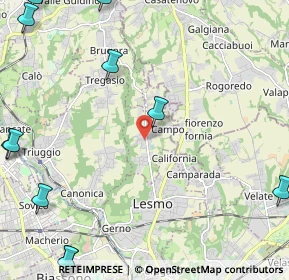 Mappa 20856 Correzzana MB, Italia (3.49917)