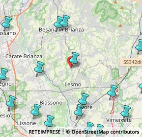 Mappa 20856 Correzzana MB, Italia (6.589)