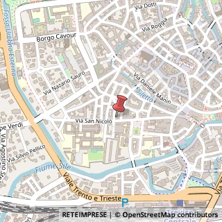 Mappa Via San Nicolò, 18, 31100 Treviso, Treviso (Veneto)