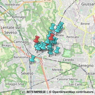 Mappa Via Pietro Orsi, 20821 Meda MB, Italia (0.913)