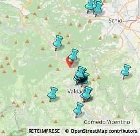 Mappa Viale Lanifici, 36078 Valdagno VI, Italia (3.4065)