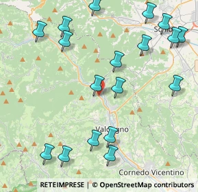 Mappa Viale Lanifici, 36078 Valdagno VI, Italia (5.05222)