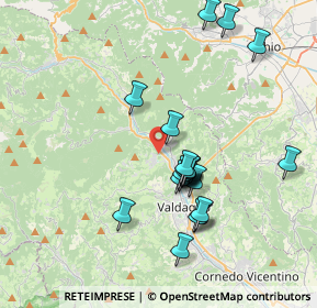 Mappa Via L. Marzotto, 36078 Valdagno VI, Italia (3.483)