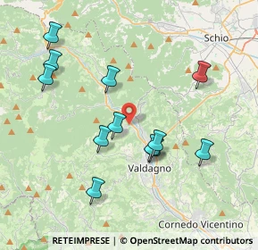 Mappa Via L. Marzotto, 36078 Valdagno VI, Italia (3.86167)