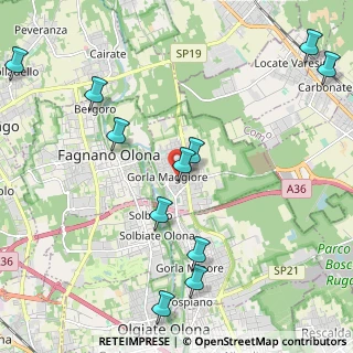 Mappa Via Giuseppe Mazzini, 21050 Gorla Maggiore VA, Italia (2.54636)