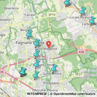 Mappa Via Giuseppe Mazzini, 21050 Gorla Maggiore VA, Italia (2.98538)