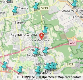 Mappa Via Giuseppe Mazzini, 21050 Gorla Maggiore VA, Italia (3.16125)
