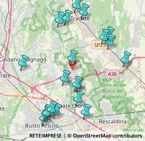 Mappa Via Giuseppe Mazzini, 21050 Gorla Maggiore VA, Italia (4.5815)