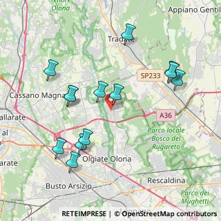 Mappa Via Giuseppe Mazzini, 21050 Gorla Maggiore VA, Italia (4.10231)