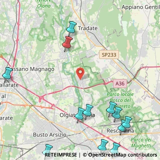 Mappa Via Giuseppe Mazzini, 21050 Gorla Maggiore VA, Italia (6.46)