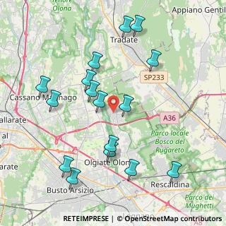 Mappa Via Giuseppe Mazzini, 21050 Gorla Maggiore VA, Italia (4.28688)