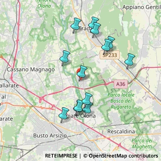 Mappa Via Giuseppe Mazzini, 21050 Gorla Maggiore VA, Italia (3.83538)