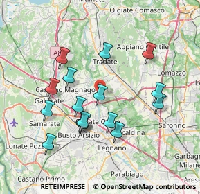 Mappa Via Giuseppe Mazzini, 21050 Gorla Maggiore VA, Italia (7.06563)