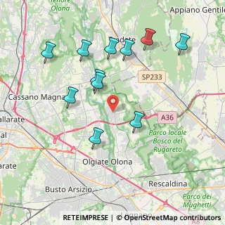 Mappa Via Adua, 21050 Gorla Maggiore VA, Italia (3.96545)