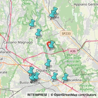 Mappa 21050 Gorla maggiore VA, Italia (4.98333)