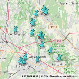 Mappa 21050 Gorla maggiore VA, Italia (4.39059)