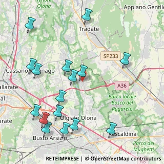 Mappa 21050 Gorla maggiore VA, Italia (4.92125)