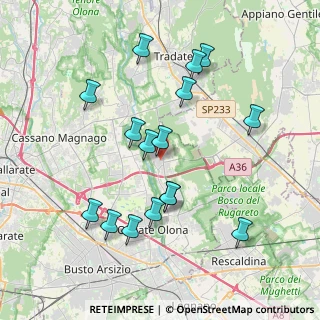 Mappa 21050 Gorla maggiore VA, Italia (3.84438)