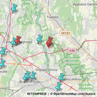 Mappa 21050 Gorla maggiore VA, Italia (5.85286)