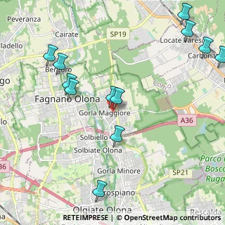 Mappa 21050 Gorla maggiore VA, Italia (2.5525)