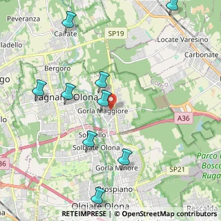 Mappa 21050 Gorla maggiore VA, Italia (2.82636)