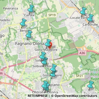 Mappa 21050 Gorla maggiore VA, Italia (2.82308)