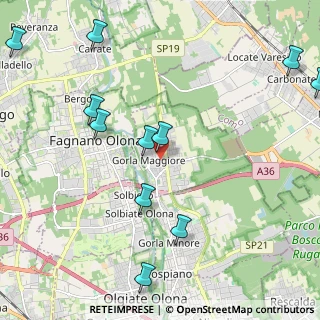 Mappa 21050 Gorla maggiore VA, Italia (2.62364)