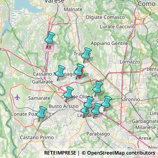 Mappa 21050 Gorla maggiore VA, Italia (6.92)