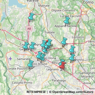 Mappa 21050 Gorla maggiore VA, Italia (6.7425)